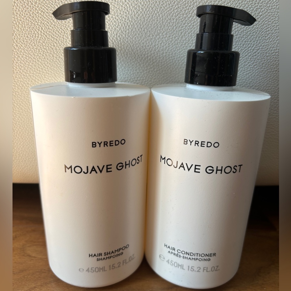 NWT Byredo Mojave Ghost Shampoo & Conditioner hair set deluxe 15.2oz each